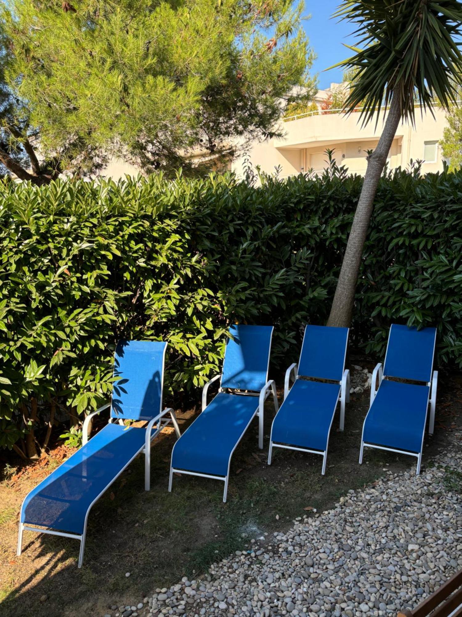 Beachside Apartment With Pool & Garden In Juan Les Pins Antibes Kültér fotó
